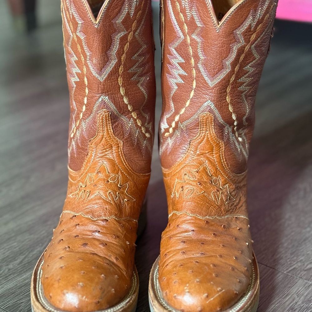 Lucchese Brown Heeled Boots